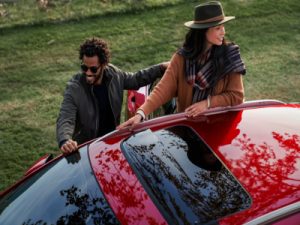 Mazda Moonroof wind deflector