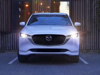 A white Mazda CX-5