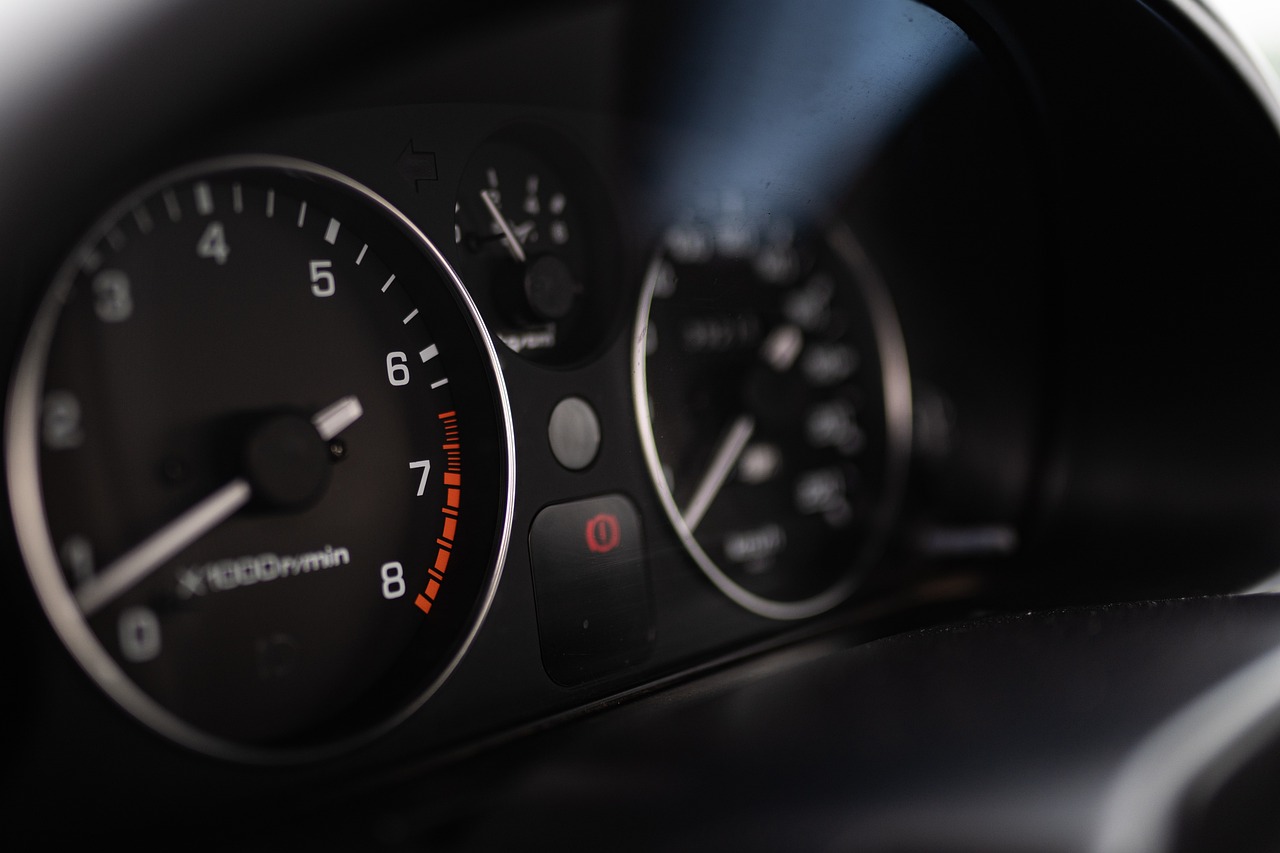 A car's speedometer