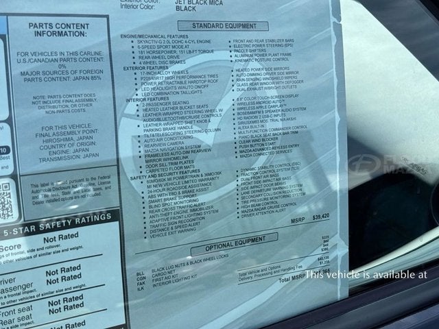 2026 Mazda Mazda MX-5 Miata RF Grand Touring