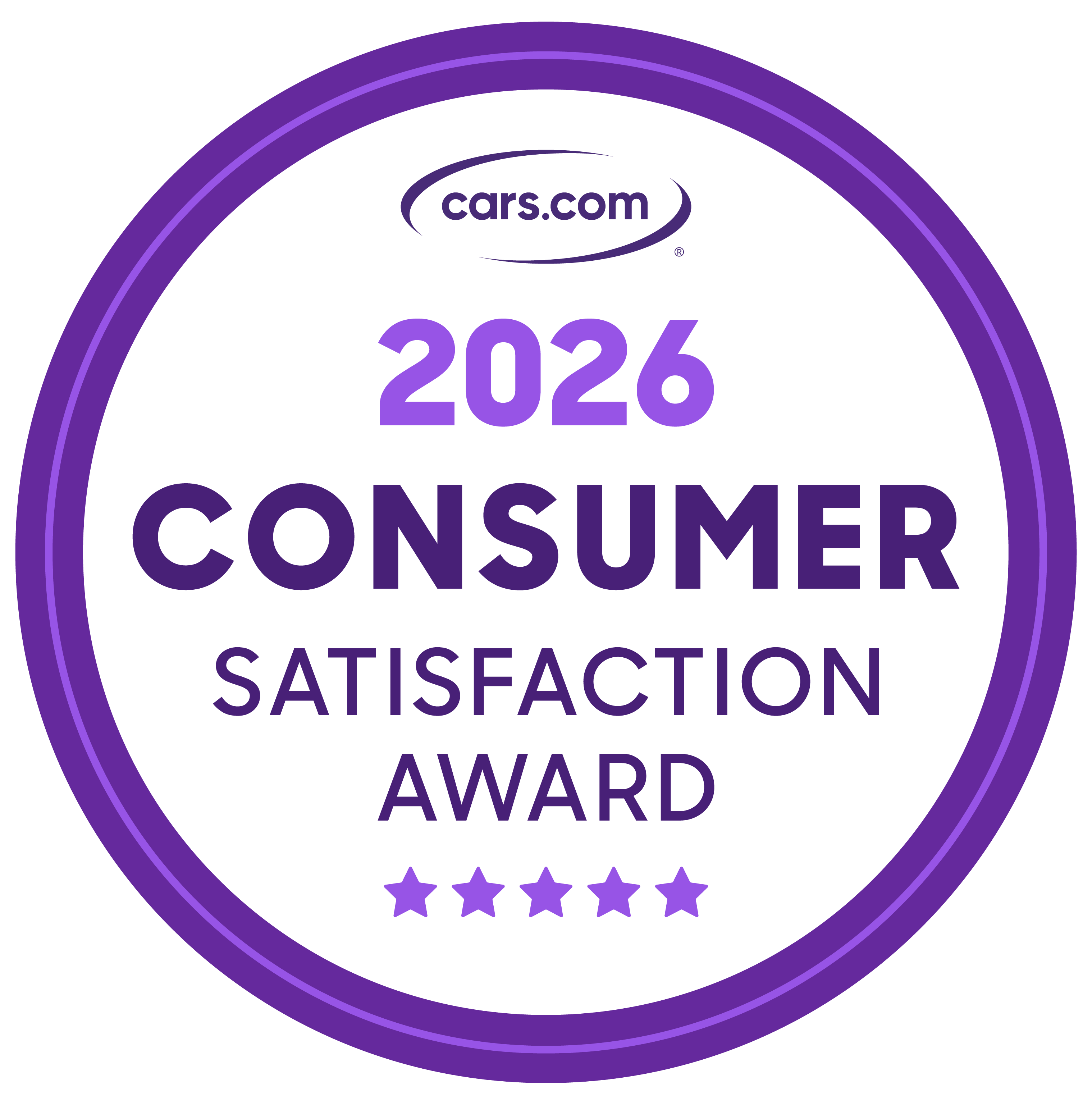 DealerRater 2026 Consumer Satisfaction Award