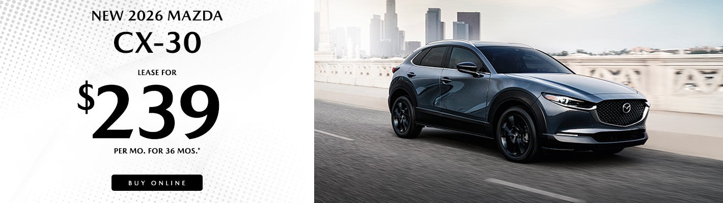 Flood Mazda CX-30 lease deal
