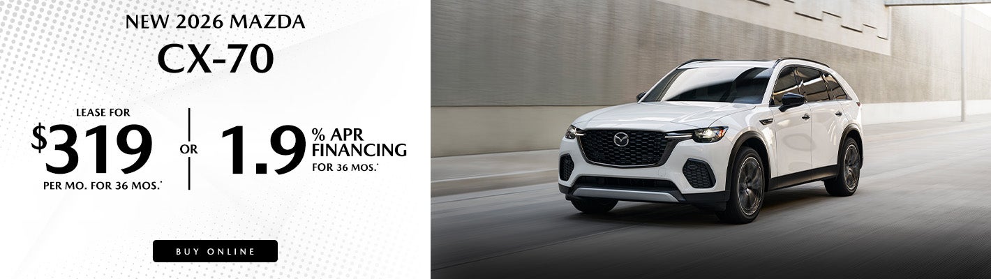 Flood Mazda CX-70 lease deal