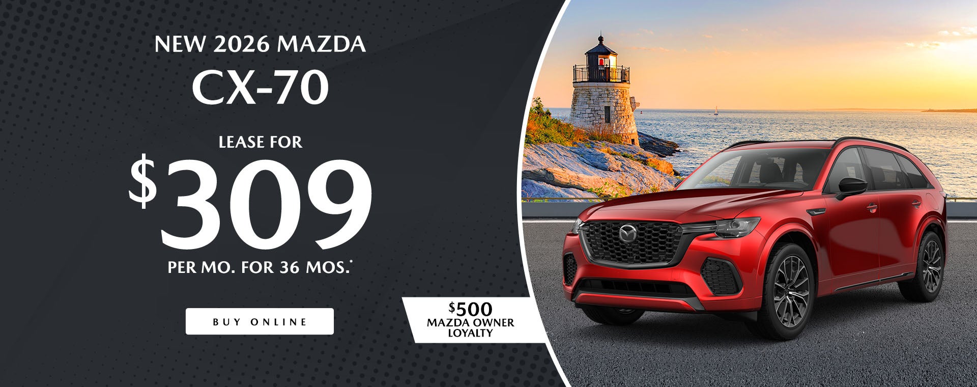 Flood Mazda CX-70 lease deal