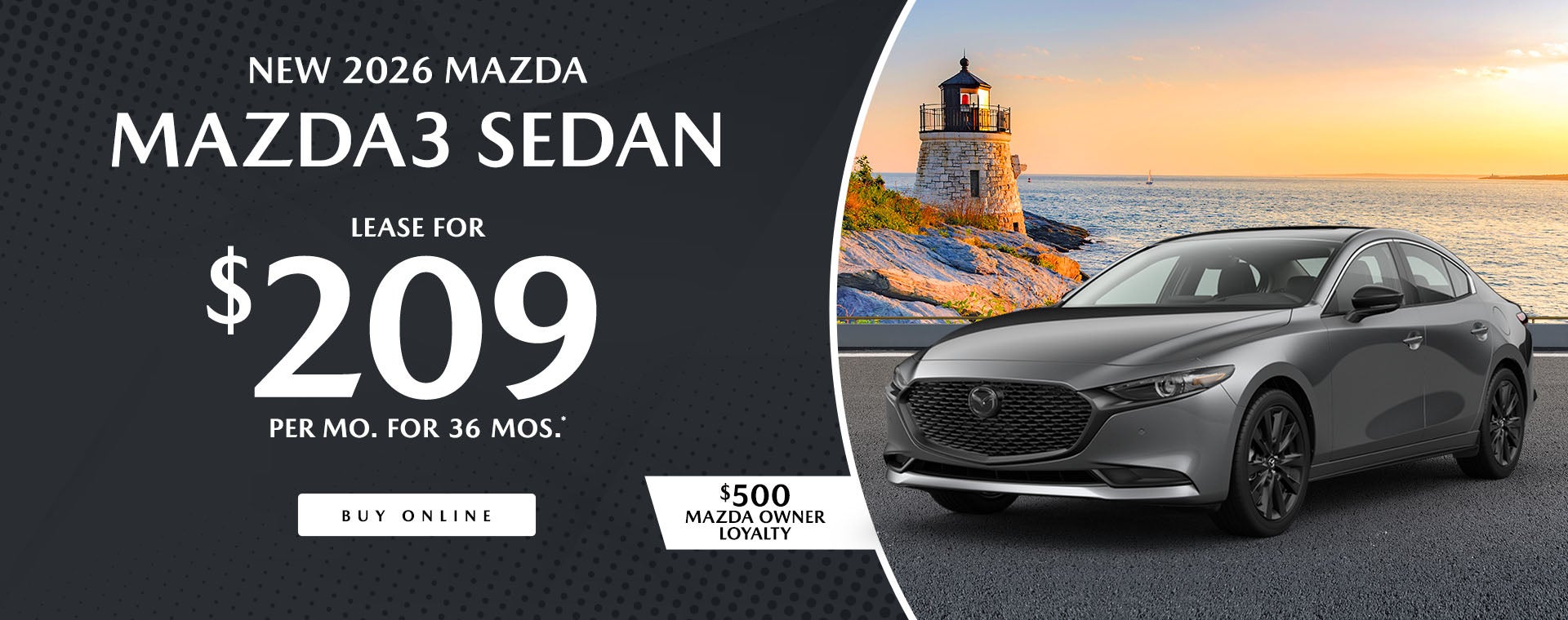 Flood Mazda Mazda3 Sedan lease deal