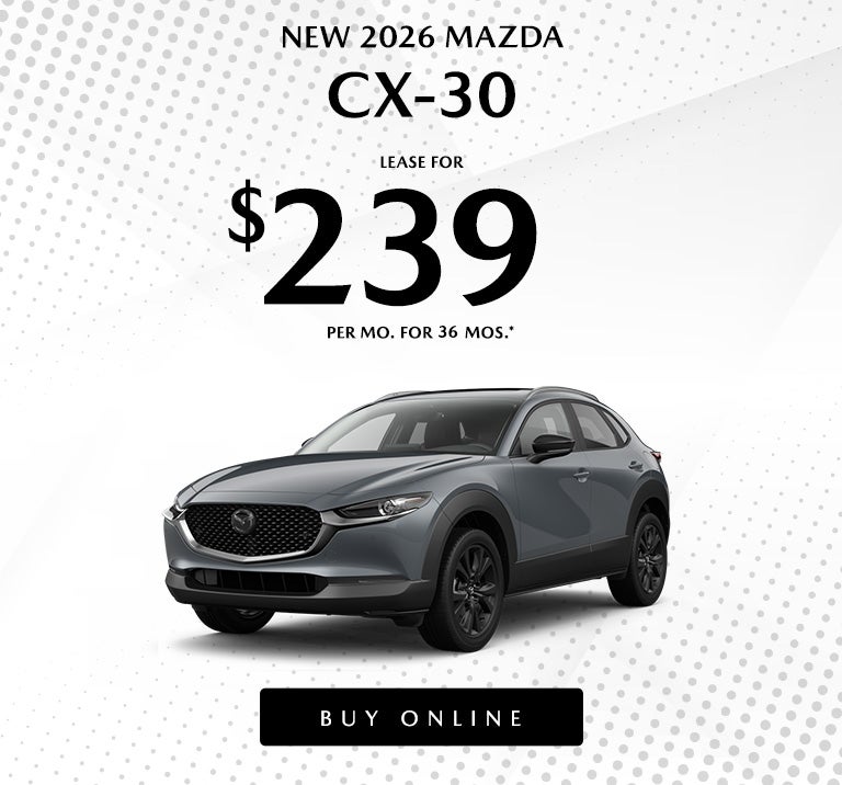Flood Mazda CX-30 lease deal