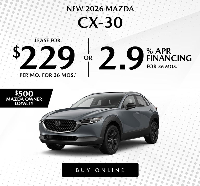 Flood Mazda CX-30 lease deal