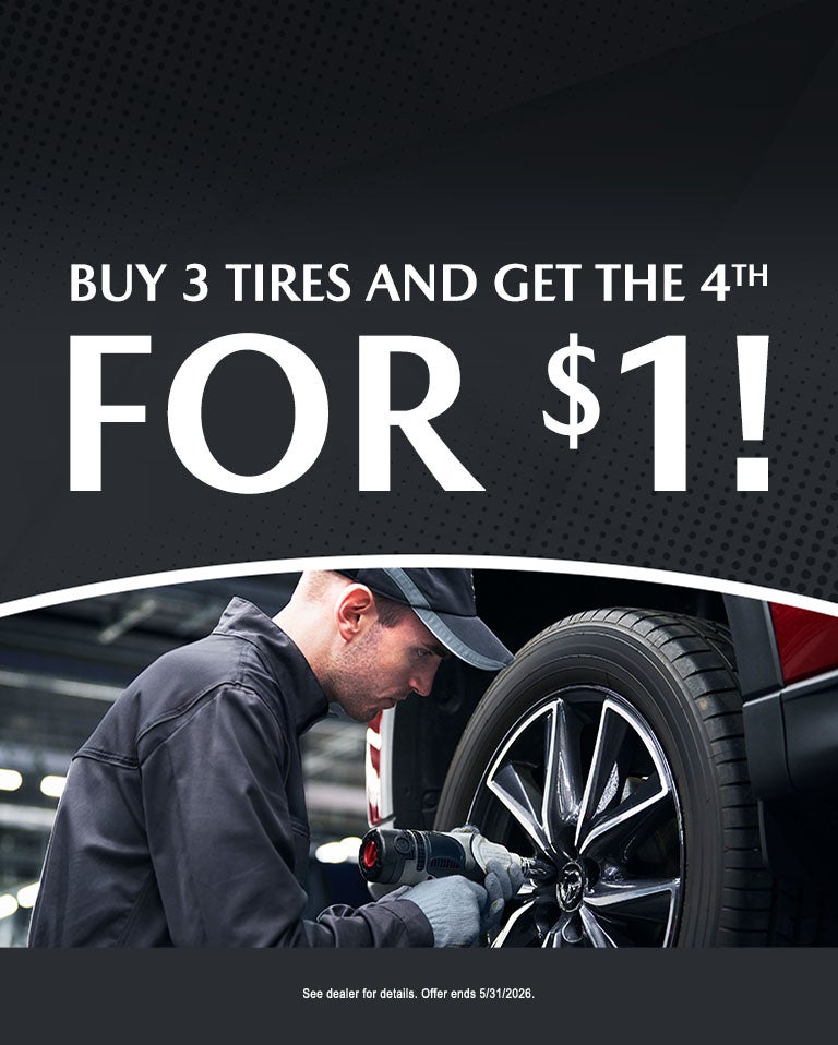buy 3 tires get the 4th for $1