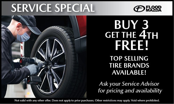 Buy 3 Tires Get the 4th One for Free